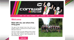 Desktop Screenshot of cornwallcycleclub.com